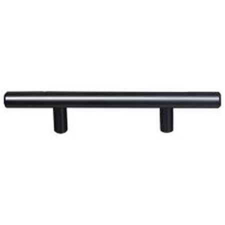 6 Bar Cabinet Pull With 3-3/4 Center To Center Dark Pewter Finish